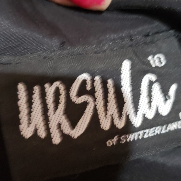 Ursula of Switzerland black dress sz 10 - Picture 7 of 8